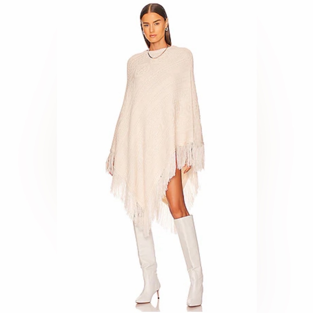 NWT Revolve 525 America Mix Stitch Poncho
